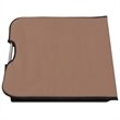 vidaXL Polyester & Steel Beach Chair in Brown (Set of 2)