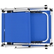 vidaXL Aluminum Sun Lounger in Blue