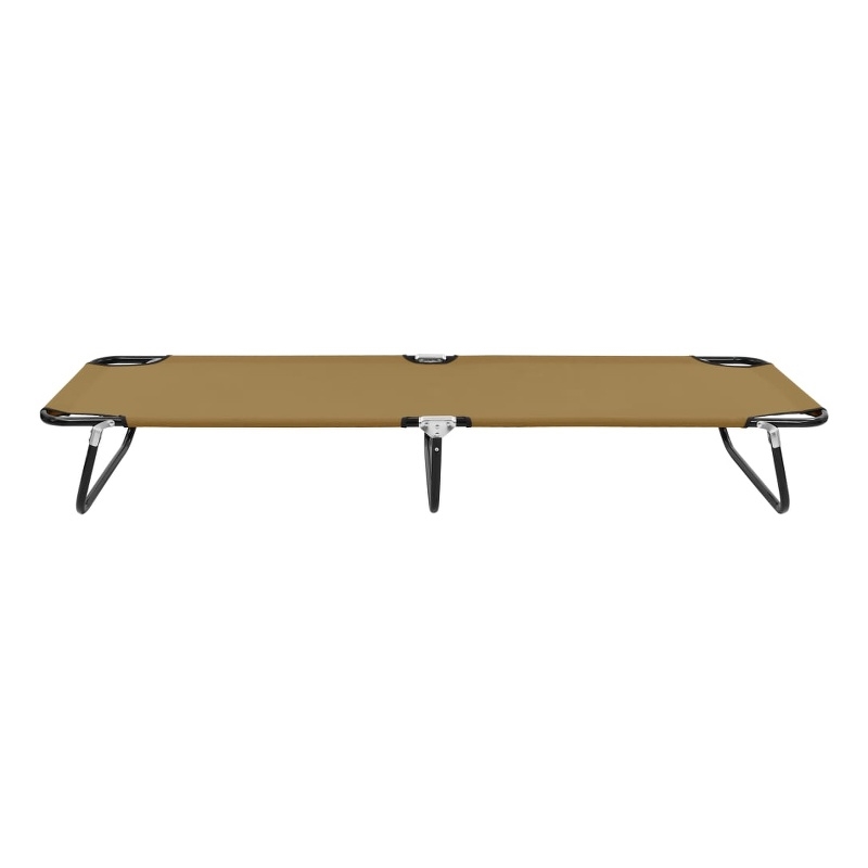 vidaXL Sun Lounger in Taupe