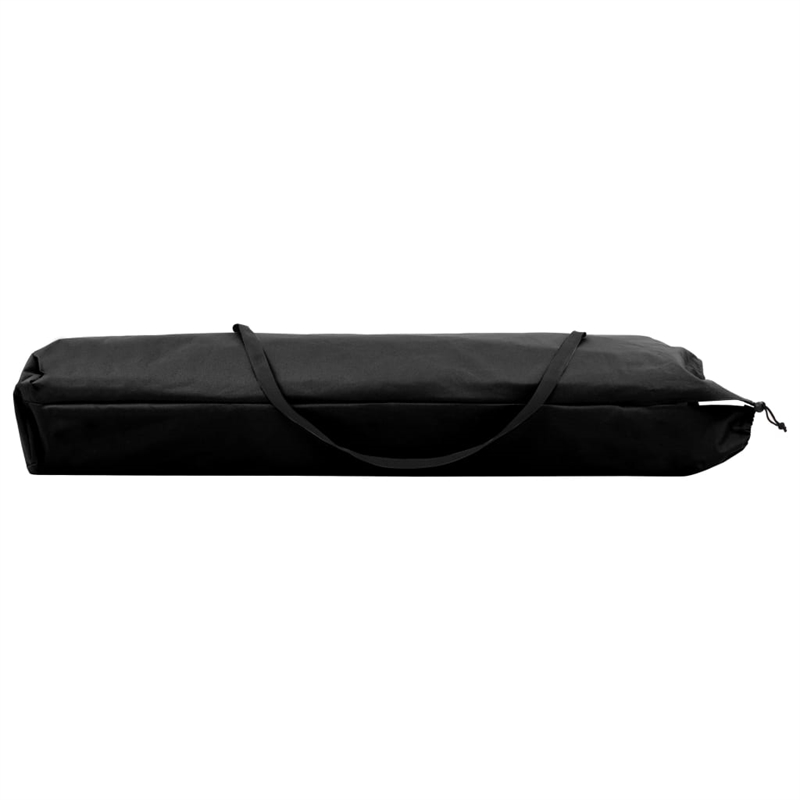 vidaXL Steel Frame Sun Lounger Double Foldable in Black
