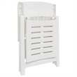vidaXL Plastic Standard Foldable Sun Lounger in White