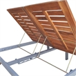 vidaXL Solid Wood Double Sun Lounger in Acacia