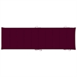 vidaXL Sun Lounger in Wine Red Cushion