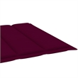 vidaXL Sun Lounger in Wine Red Cushion