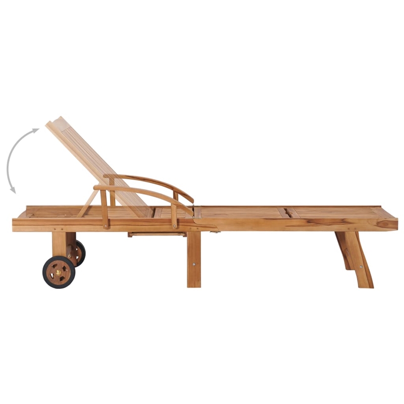 vidaXL Sun Lounger in Royal Blue
