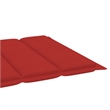 vidaXL Teak Wood Sun Lounger and Table