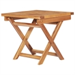 vidaXL Teak Wood Sun Lounger in Red