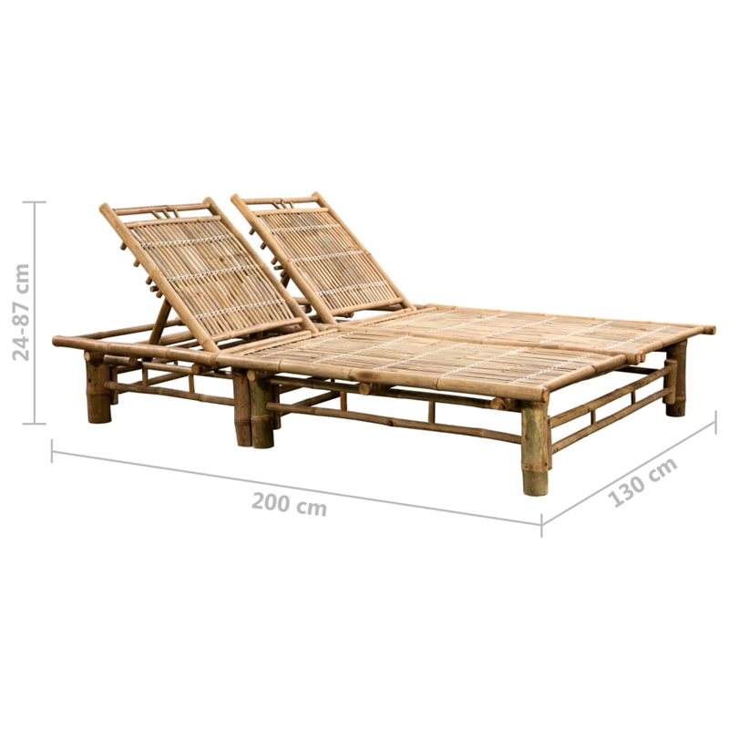 vidaXL Sun Lounger in Royal Blue
