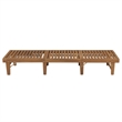vidaXL Solid Acacia Wood Sun Lounger with Cushions