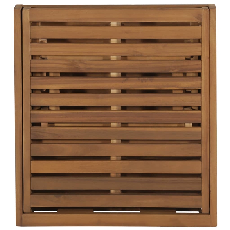 vidaXL Solid Acacia Wood Sun Lounger with Cushions