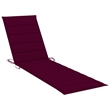 vidaXL Sun Lounger in Red (Set of 2)