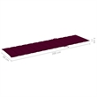 vidaXL Sun Lounger in Red (Set of 2)