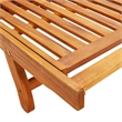 vidaXL Sun Lounger in Red Cushion