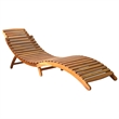 vidaXL Sun Lounger in Cream Cushion