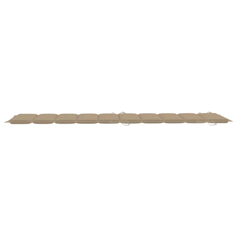 vidaXL Solid Acacia Wood Sun Lounger