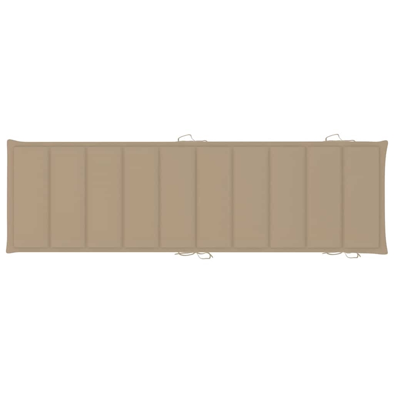 vidaXL Solid Acacia Wood Sun Lounger