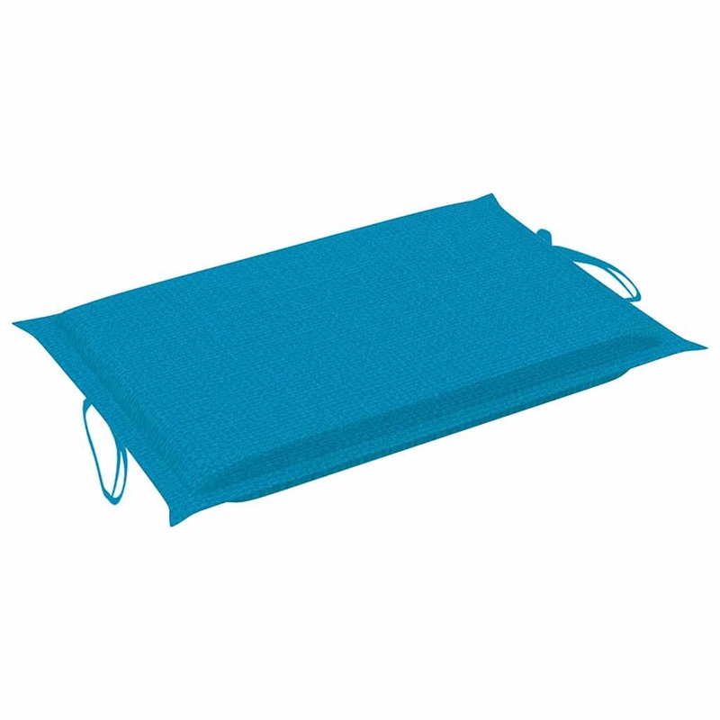 vidaXL Solid Acacia Wood Patio Sun Lounger in Blue