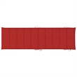 vidaXL Sun Lounger in Red Cushion