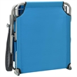 vidaXL Powder-Coated Steel  Sun Lounger in Blue