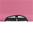 vidaXL Powder-Coated Steel Sun Lounger in Pink