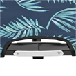 vidaXL Sun Lounger in Green/Leaf Print