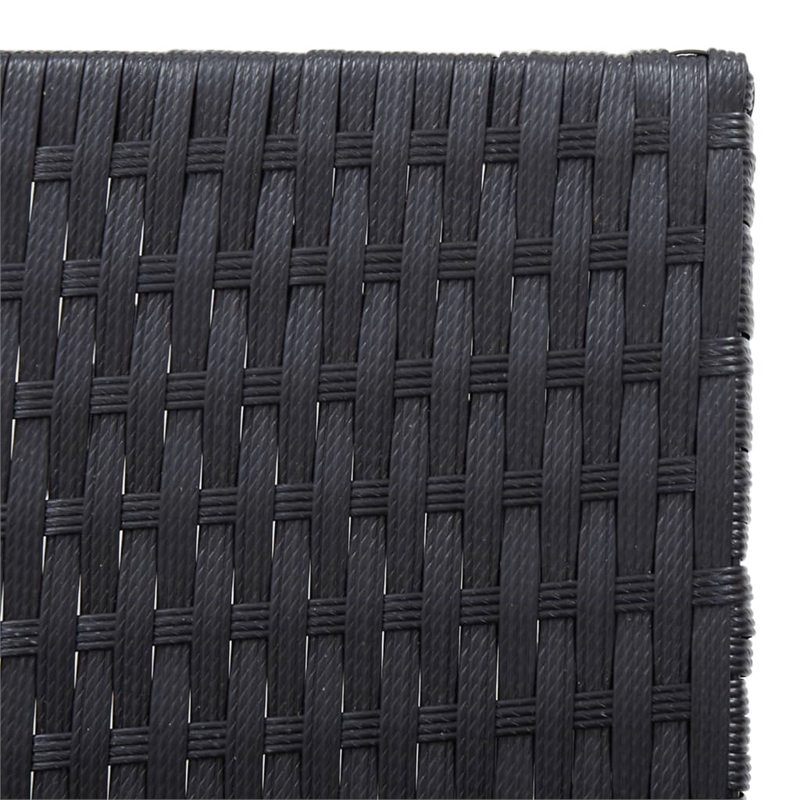vidaXL PE Rattan Garden Lounge in Black