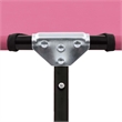 vidaXL Powder-Coated Steel Sun Lounger in Pink