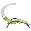 vidaXL Steel Double Sun Lounger in Green