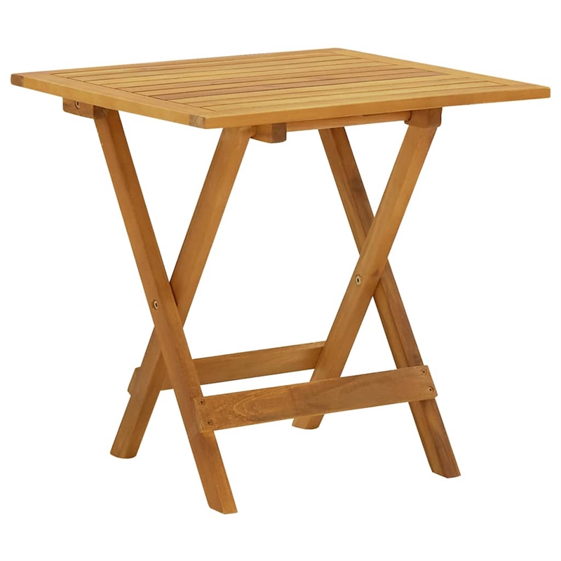vidaXL Solid Acacia Wood Deck Chair in Brown