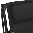 vidaXL Textilene Folding Deck Chair in Black