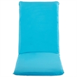 vidaXL Foldable Steel Sun Lounger in Blue