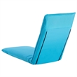 vidaXL Foldable Steel Sun Lounger in Blue