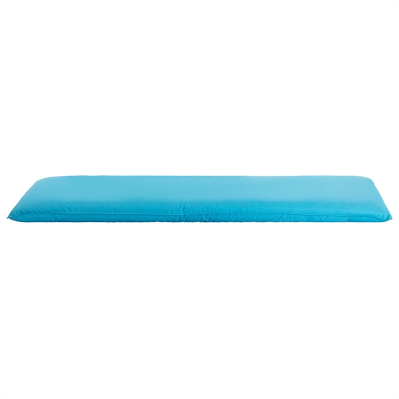 vidaXL Foldable Steel Sun Lounger in Blue
