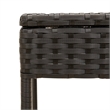 vidaXL Sun Lounger in Black/Turquoise