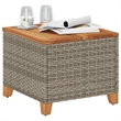 vidaXL Garden Coffee Table in Gray and Brown