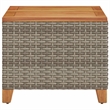 vidaXL Garden Coffee Table in Gray and Brown