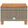 vidaXL Garden Coffee Table in Gray and Brown