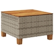 vidaXL Garden Coffee Table in Gray and Brown