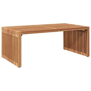 vidaXL Garden Side Table in Brown
