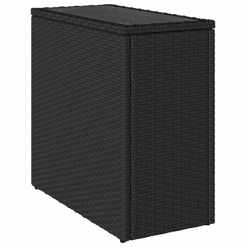 vidaXL Garden Side Table in Black
