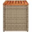 vidaXL Garden Side Table in Beige and Brown