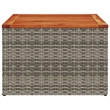 vidaXL Garden Coffee Table in Gray and Brown