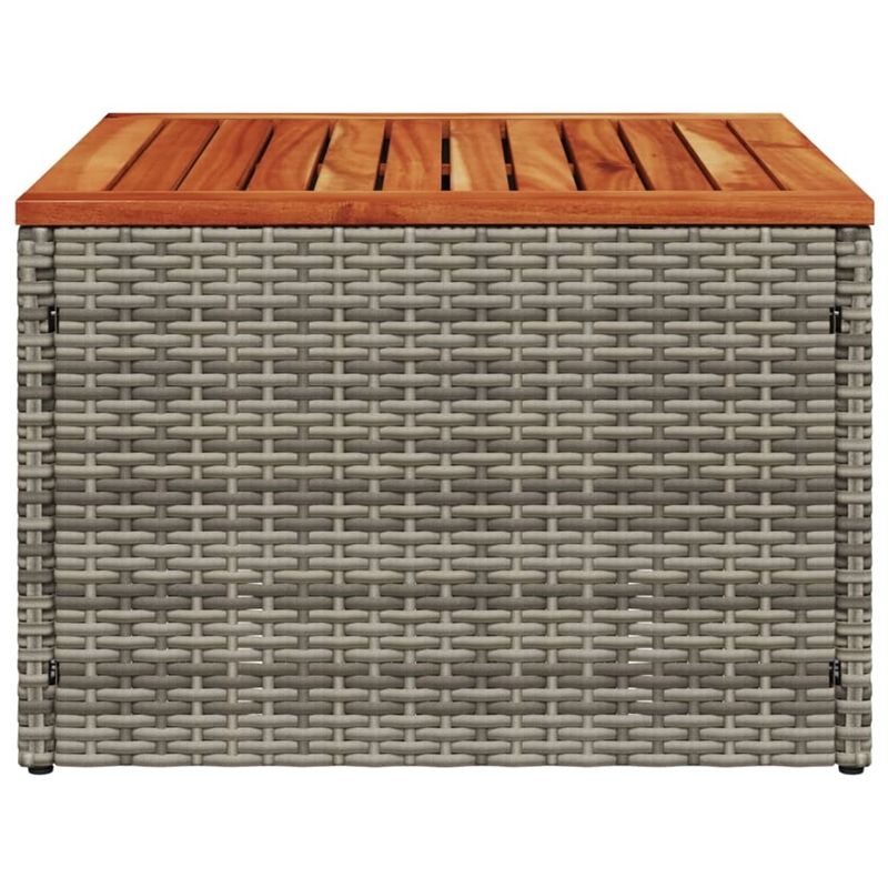 vidaXL Garden Coffee Table in Gray and Brown