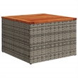 vidaXL Garden Coffee Table in Gray and Brown