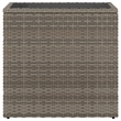 vidaXL Garden Side Table in Gray and Black