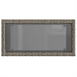 vidaXL Garden Side Table in Gray and Black