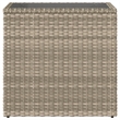 vidaXL Garden Side Table in Light Gray and Black