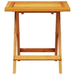 vidaXL Solid Acacia Wood Garden Side Table in Brown