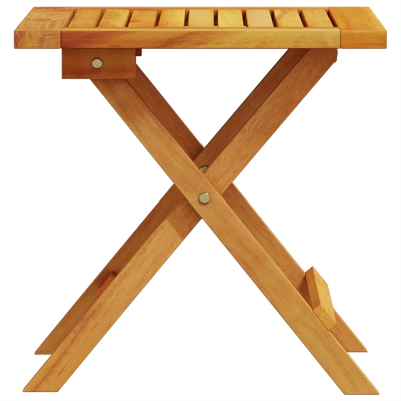 vidaXL Solid Acacia Wood Garden Side Table in Brown