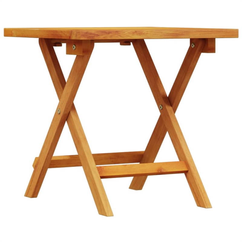vidaXL Solid Acacia Wood Garden Side Table in Brown